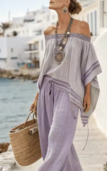 Conjunto Santella™ | Elegancia Mediterránea sin Esfuerzo
