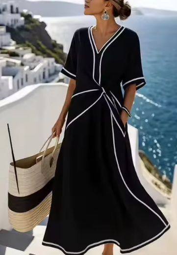 Vestido Oria™ | Elegancia Fresca que No Marca