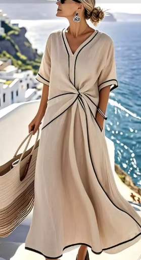 Vestido Oria™ | Elegancia Fresca que No Marca