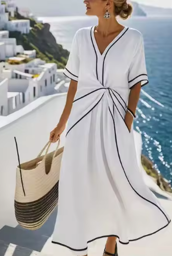 Vestido Oria™ | Elegancia Fresca que No Marca