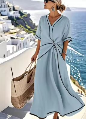 Vestido Oria™ | Elegancia Fresca que No Marca