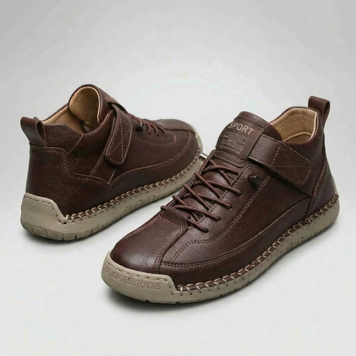 Zapatos ortopédicos de cuero antideslizantes