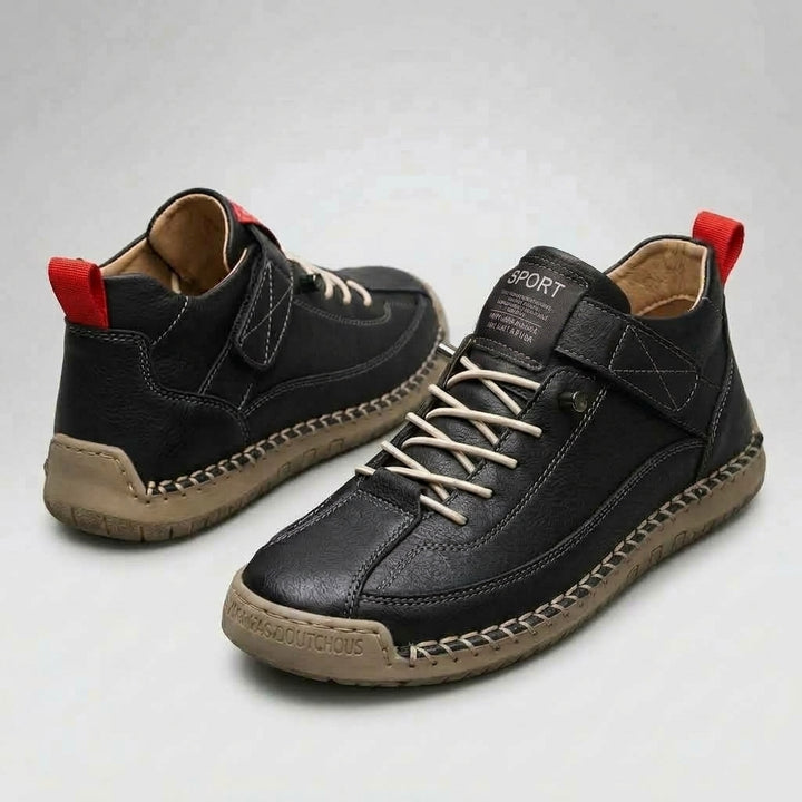Zapatos ortopédicos de cuero antideslizantes