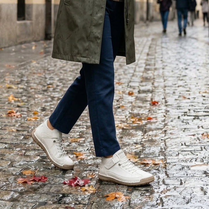Zapatos ortopédicos de cuero antideslizantes